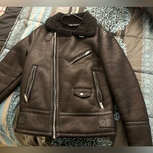 Zara Black Aviator Jacket